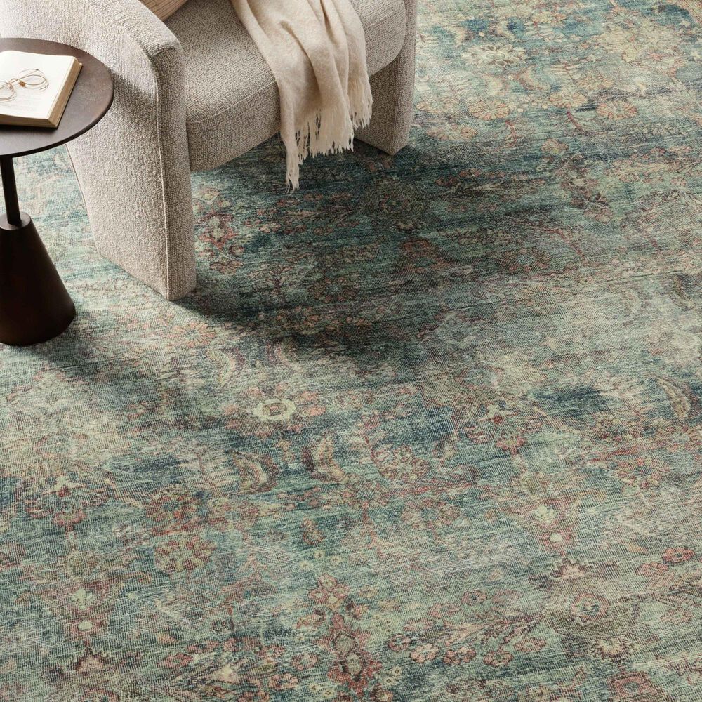 Magnolia Home Banks 5&#39; x 7&#39;6&quot; Ocean and Spice Area Rug, , large