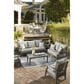 Signature Design by Ashley Visola Stationary Loveseat with Cushion in Gray, , large
