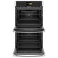 GE Profile 2-Piece Kitchen Package with Stainless Steel 30" Smart Built-In Double Wall Oven and Black 30" Energy Star Induction Cooktop, , large