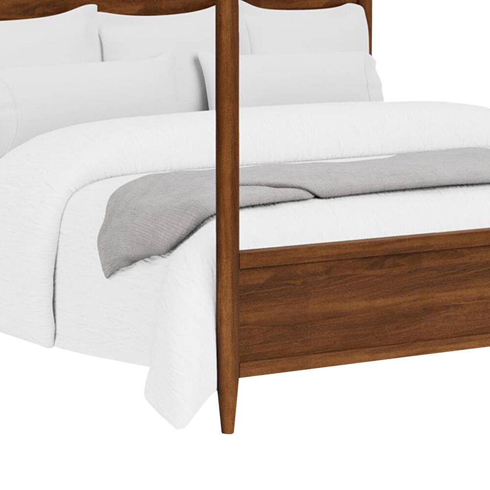 Shannon Hills Elsie Queen Poster Bed in Classic Walnut, , large