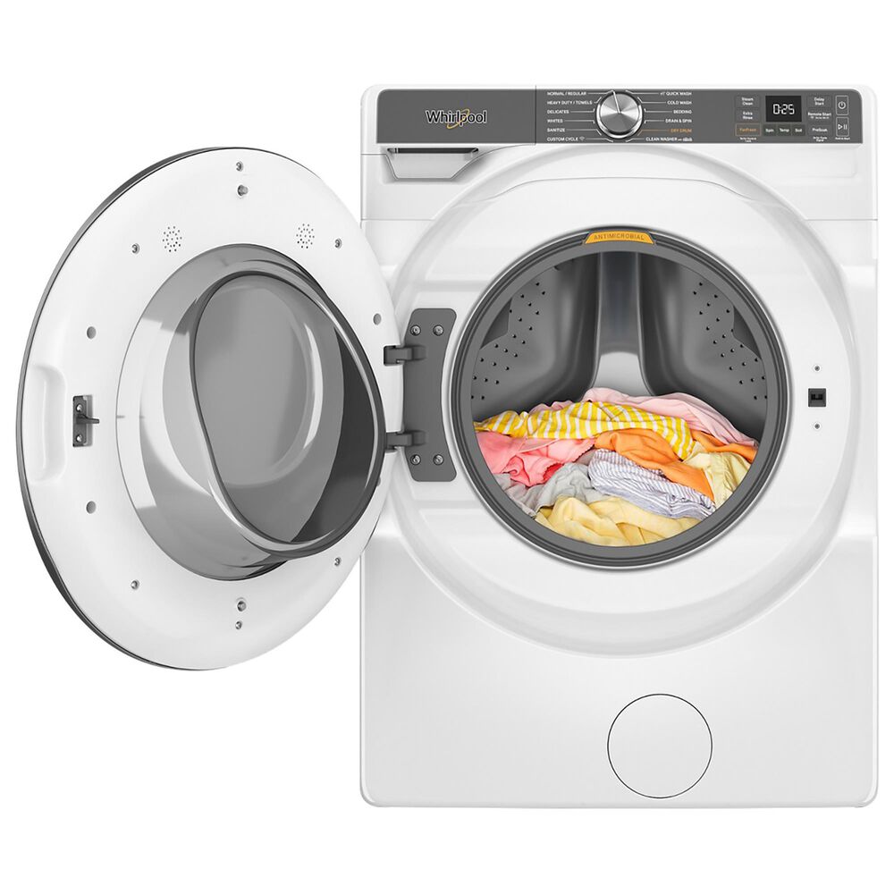 Whirlpool 5.0 cu. ft. Smart Front Load Washer with FreshFlow Vent System in White, , large
