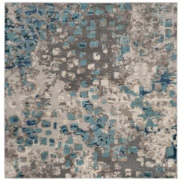 Safavieh Monaco MNC225E-5SQ 5" Square Grey/Light Blue Area Rug, , large