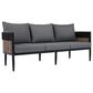 Safavieh Harrison 3-Seater Outdoor Sofa in Grey, , large