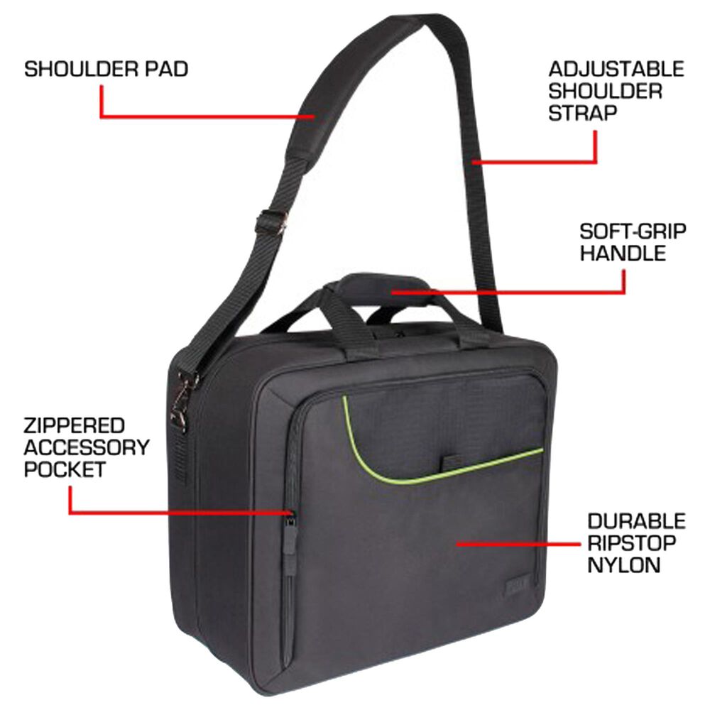 USA Gear S Series Console Case for Xbox Series S, Xbox X in Black and Green, , large