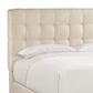 Bernhardt Avery King Upholstered Panel Bed in Cream, , large