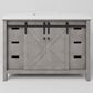 Lexora Home Marsyas 48" Single Bathroom Vanity in Ash Grey with White Quartz Top and Rectangular Sink, , large