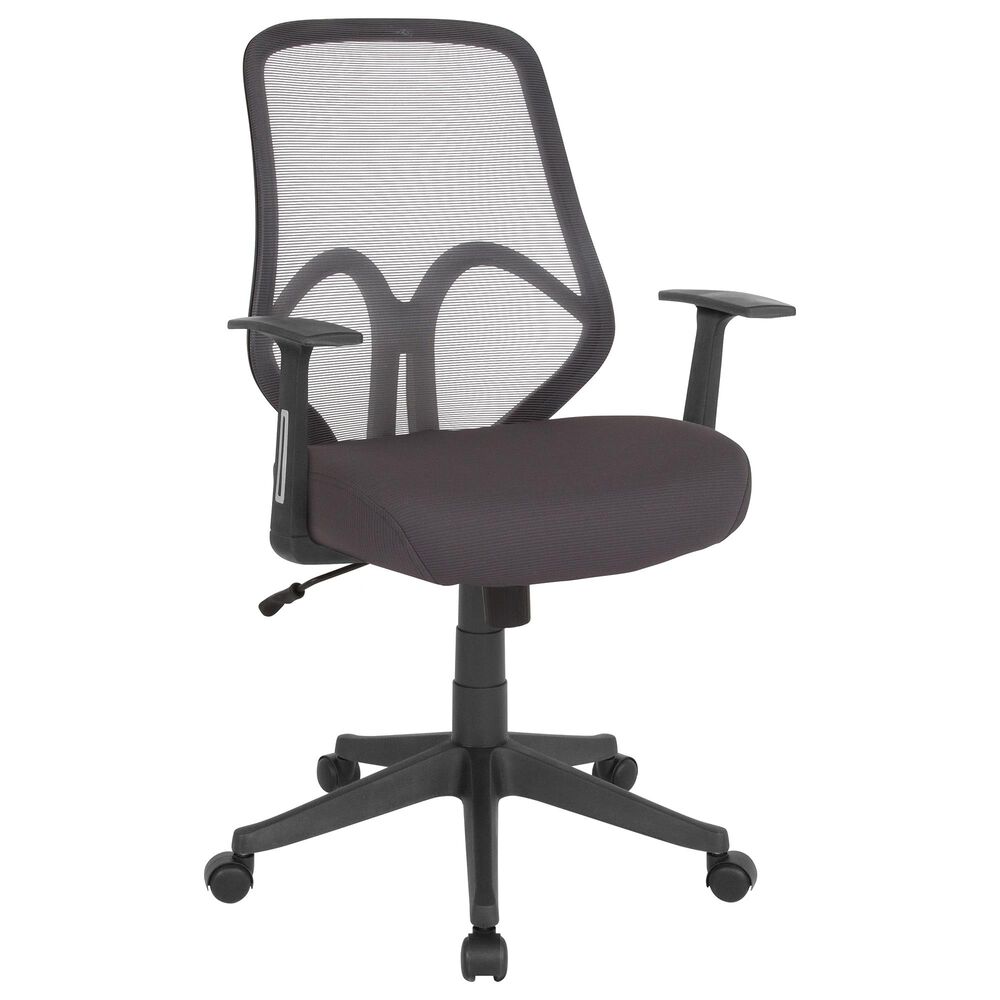 Flash Furniture Salerno WIN-846342 Office Chair in Gray, , large