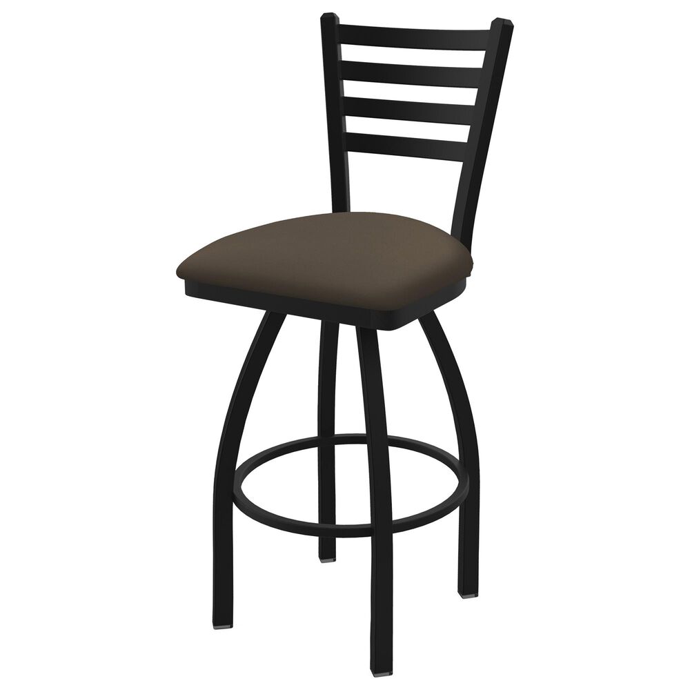 Holland Bar Stool 410 Jackie 25" Swivel Counter Stool with Black Wrinkle and Canter Earth Seat, , large