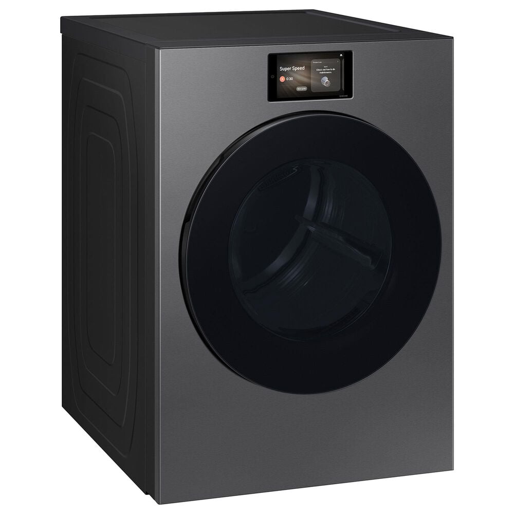 Samsung Bespoke 7.6 Cu. Ft. Ultra Capacity Front Load Gas Dryer with AI Home and AI OptiDry+ in Dark Steel, , large