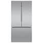 Bosch 20.8 Cu. Ft. 800 Series French Door Bottom Mount 36"" in Stainless Steel, , large