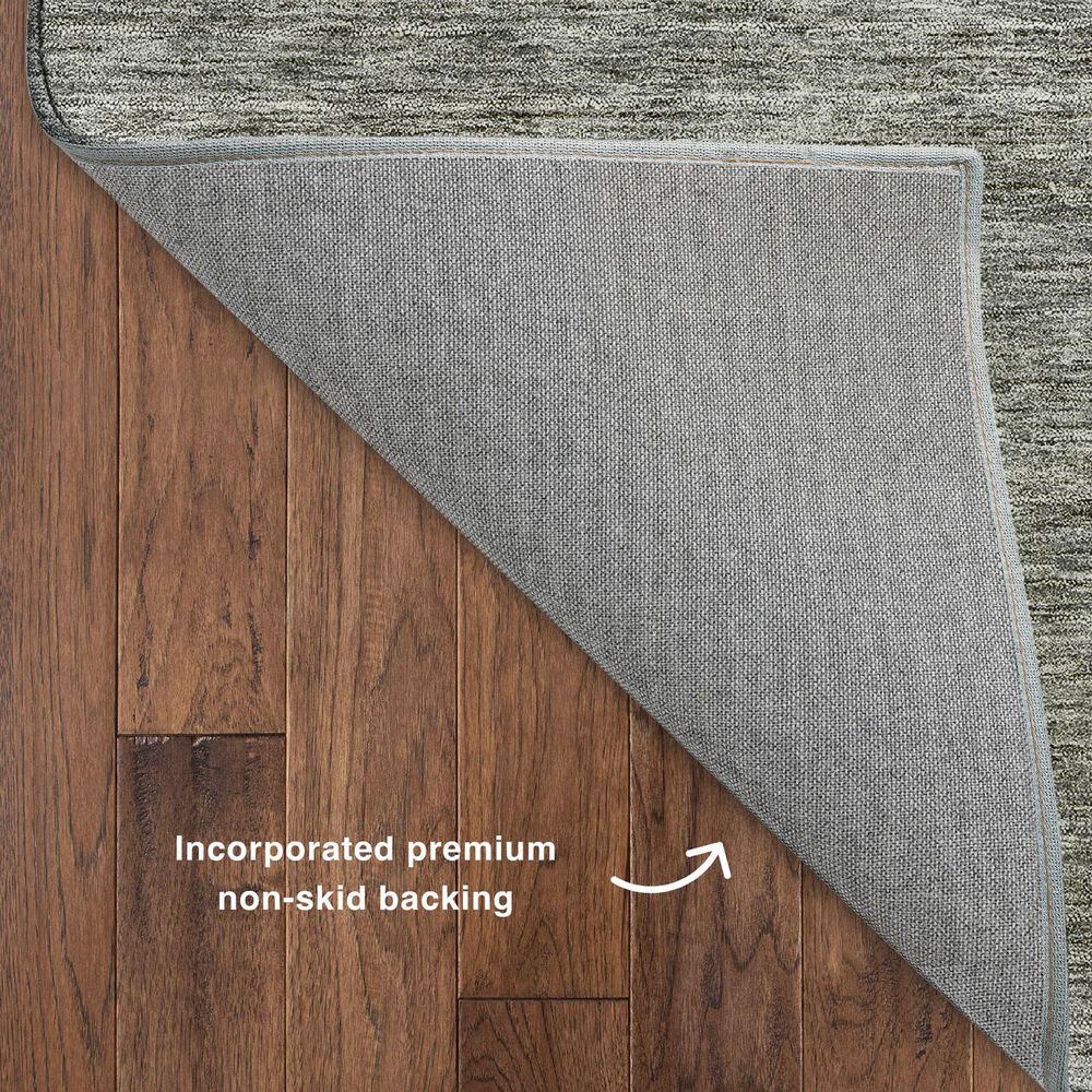 Dalyn Rug Company Soft Essentials Solid Gray 5' x 7'6" Indoor/Outdoor Area Rug, , large