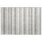 Dalyn Rug Company Soft Essentials Striped Silver 2"6" x 3"10" Indoor/Outdoor Area Rug, , large