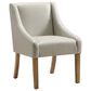Office Star Products Monarch Side Chair with Cream Faux Leather Cushion in Light Oak, , large