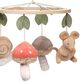 Lambs & Ivy Mushroom Meadow Musical Baby Crib Mobile in Multicolor, , large