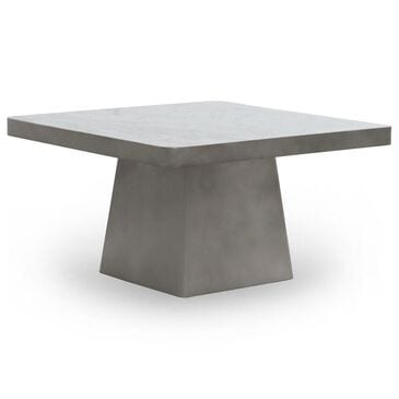 Classic Home Far Marble 31" Coffee Table in Slate Gray, , large