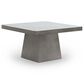 Classic Home Far Marble 31" Coffee Table in Slate Gray, , large