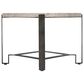 Bernhardt Sayers 48" Cocktail Table in Oil-Rubbed Bronze and White, , large