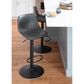 Lumisource Duke Adjustable Barstool in Grey and Black (Set of 2), , large
