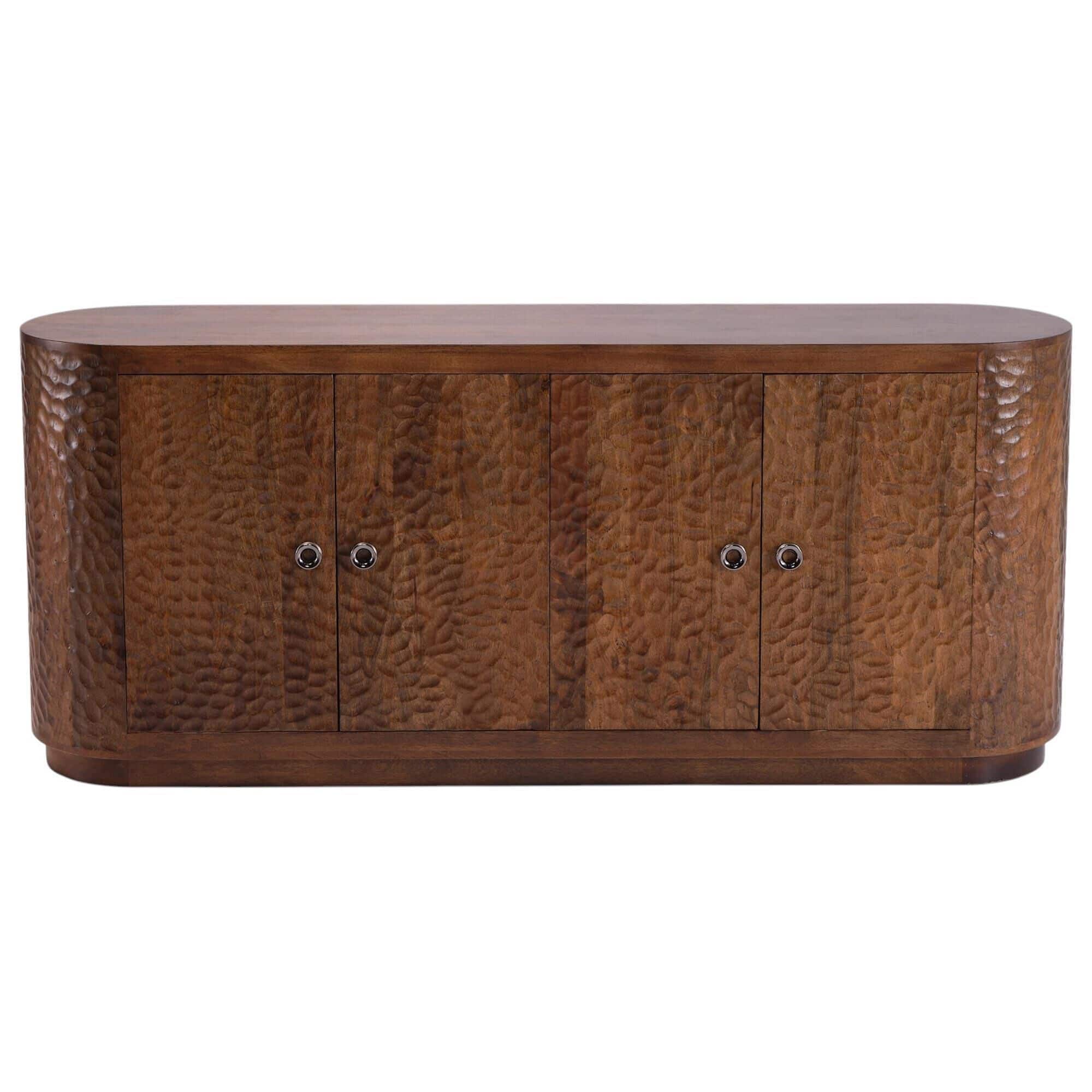 Jaipur Home Elodie 4-Door Sideboard in Mottled Brown