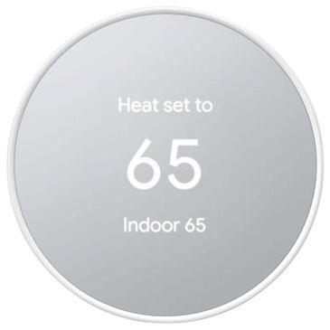 Google Nest Thermostat - Smart Programmable Wi-Fi Thermostat - Snow, , large