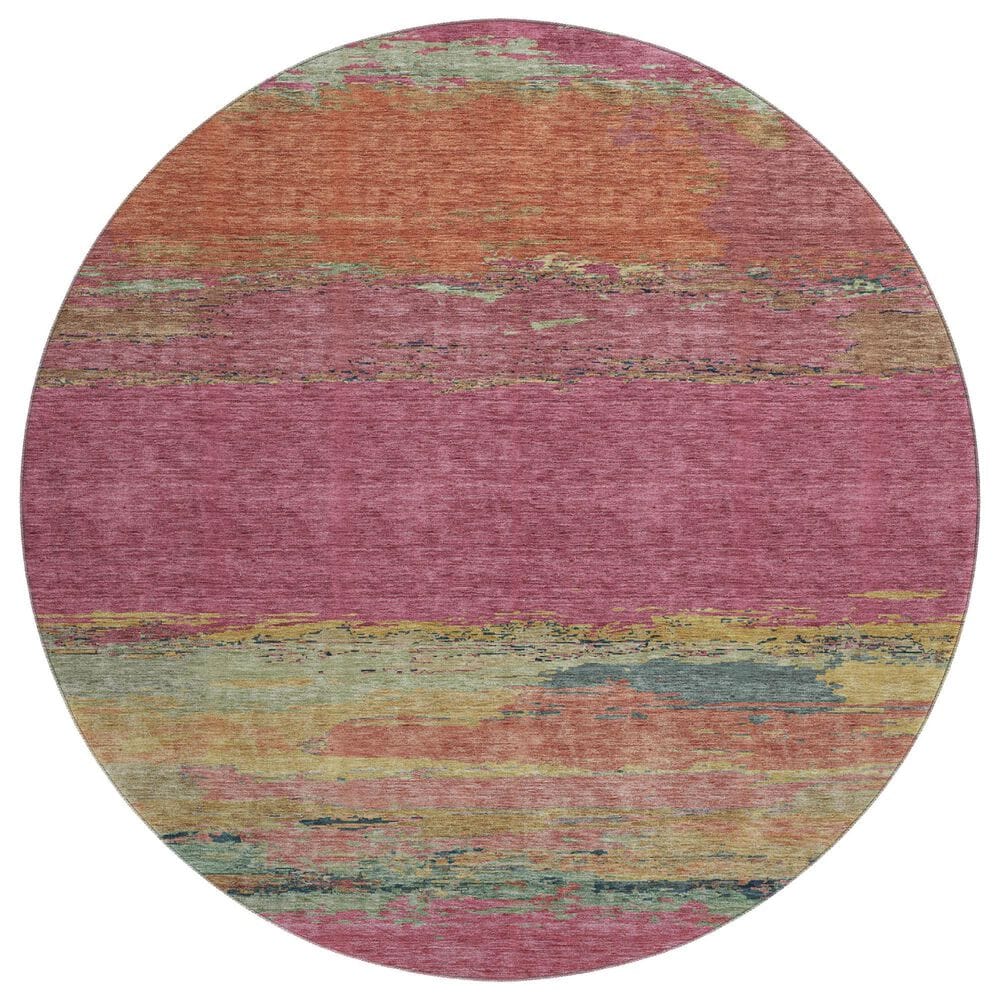 Dalyn Rug Company Trevi TV8 8" Round Blush Area Rug, , large