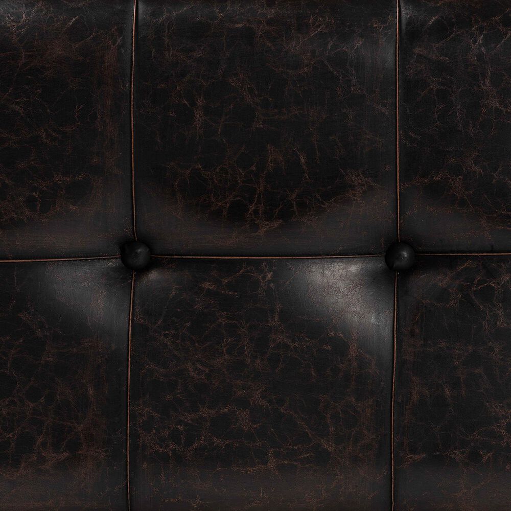 Baxton Studio Janna Storage Ottoman in Dark Brown, , large