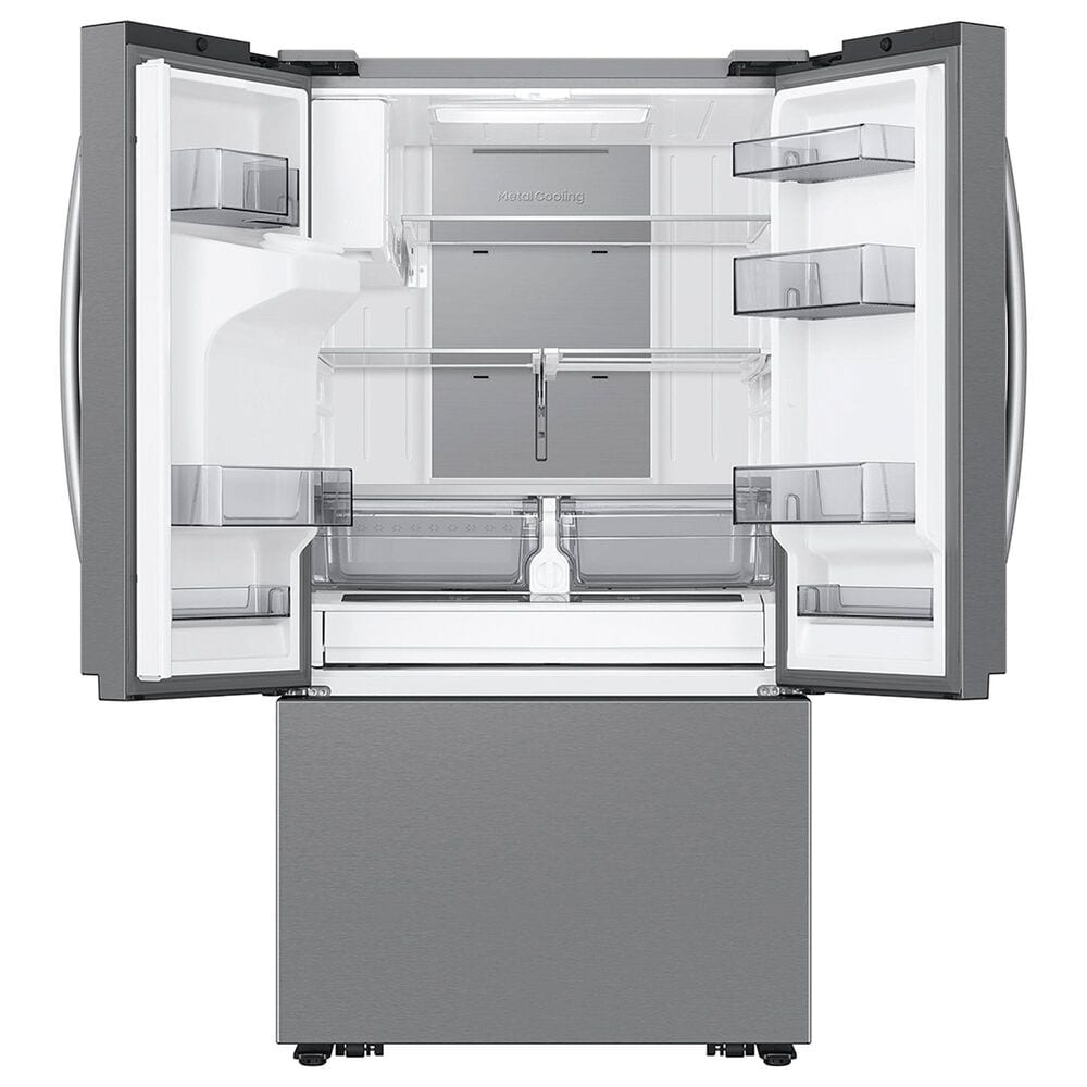 Samsung 30 Cu. Ft. 3-Door French Door Refrigerator with Family Hub in Stainless Steel, , large