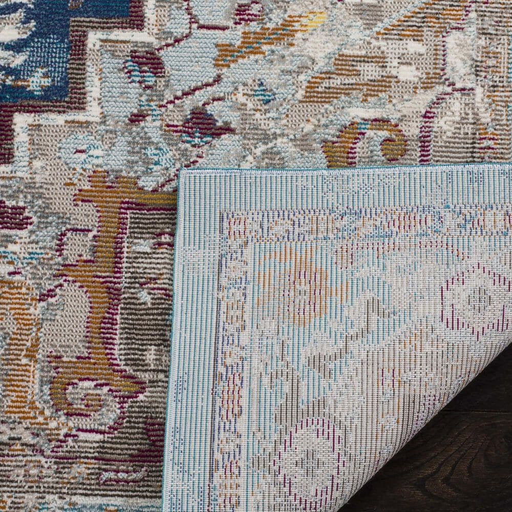 Safavieh Aria 2&#39; x 8&#39; Blue and Beige Runner, , large