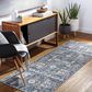 Surya Cardiff CDF-2309 Blue, Deep Teal, Medium Gray, Light Gray, Camel and Charcoal 2"7" x 10" Runner, , large