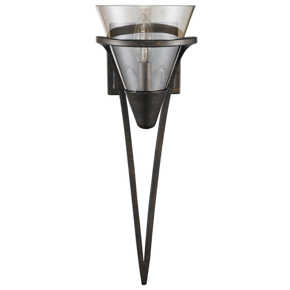 Golden Lighting Olympia 1-Light Wall Sconce in Burnt Sienna, , large