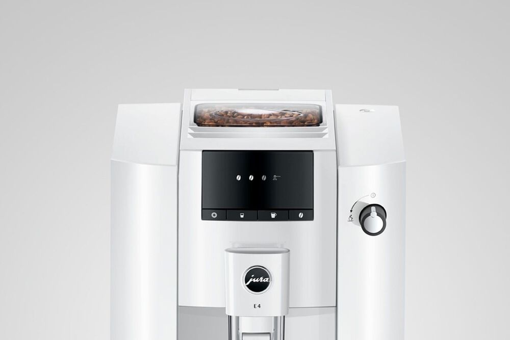 Jura E4 64 Oz Automatic Coffee Machine in Piano White, , large