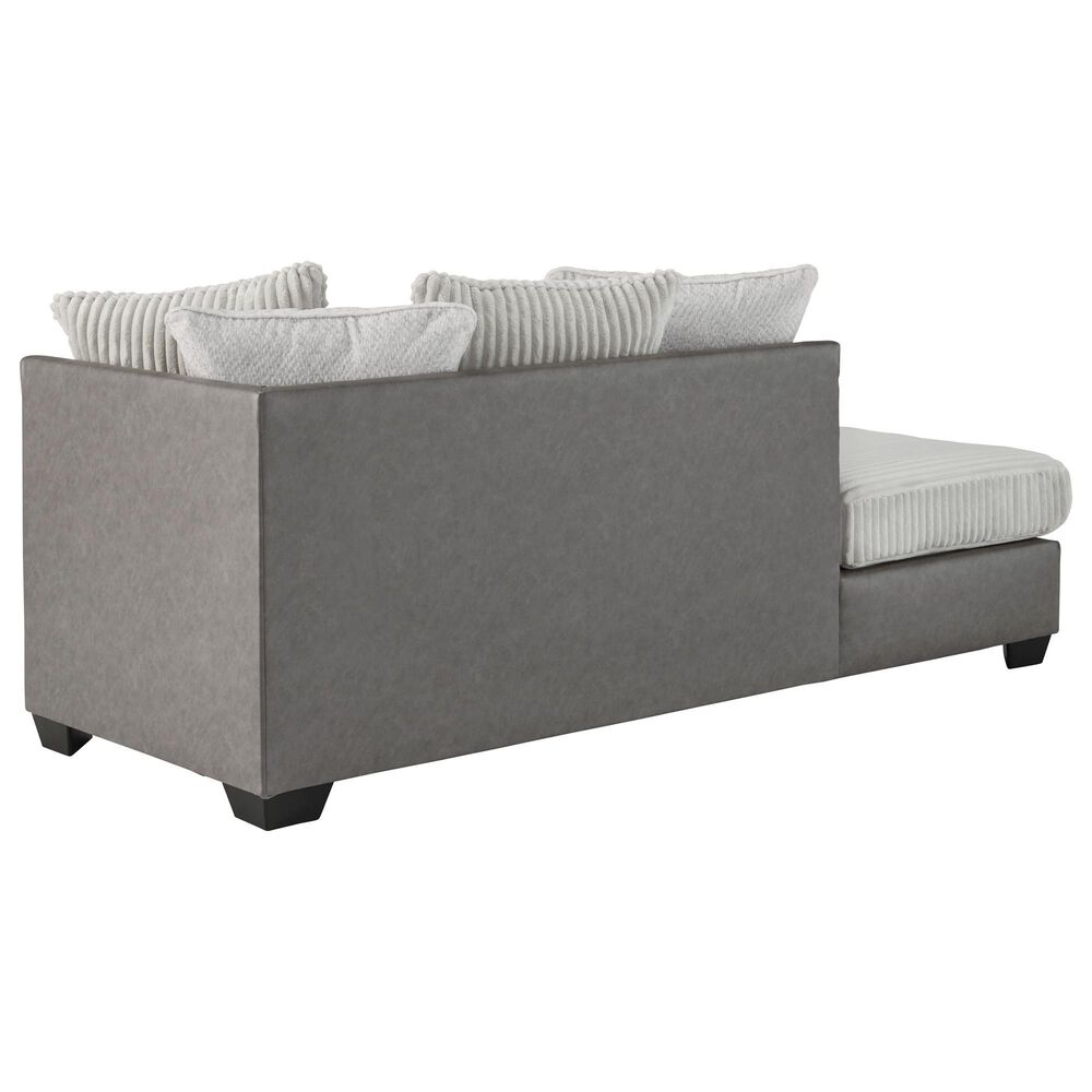 Ashley Clairette Court 2-Piece Left Facing Sectional with Chaise in Alloy, , large
