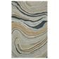 Oriental Weavers Kipton KIP07 10" x 13" Grey and Blue Area Rug, , large