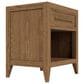 Shannon Hills Hallbrooke 1-Drawer Nightstand in Nutmeg Oak with USB Ports, , large