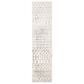 Safavieh Tulum TUL270A 2" x 17" Ivory and Grey Runner, , large