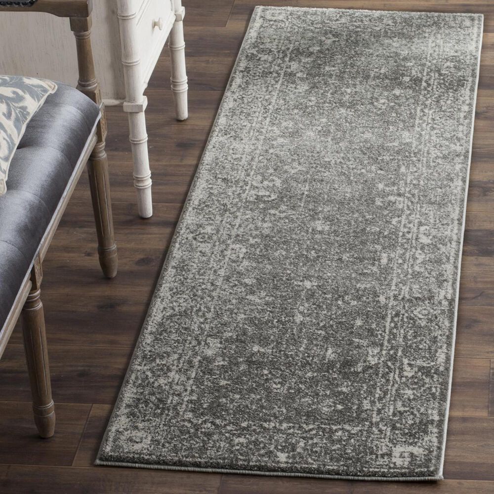 Safavieh Evoke EVK270S 2&#39;2&quot; x 5&#39; Grey and Ivory Runner, , large