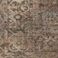 Loloi Heritage 4" x 6" Mocha and Denim Area Rug, , large