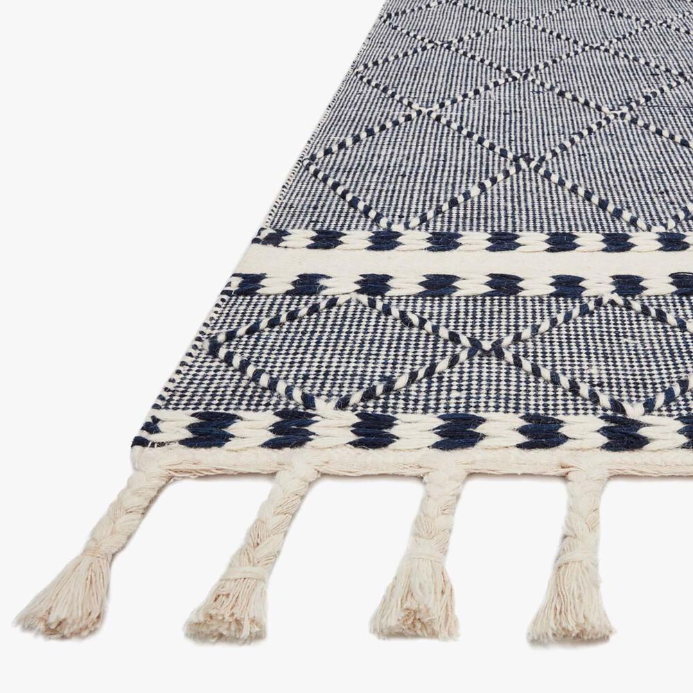 Loloi II Sawyer SAW-02 3&#39;6&quot; x 5&#39;6&quot; Navy Area Rug, , large