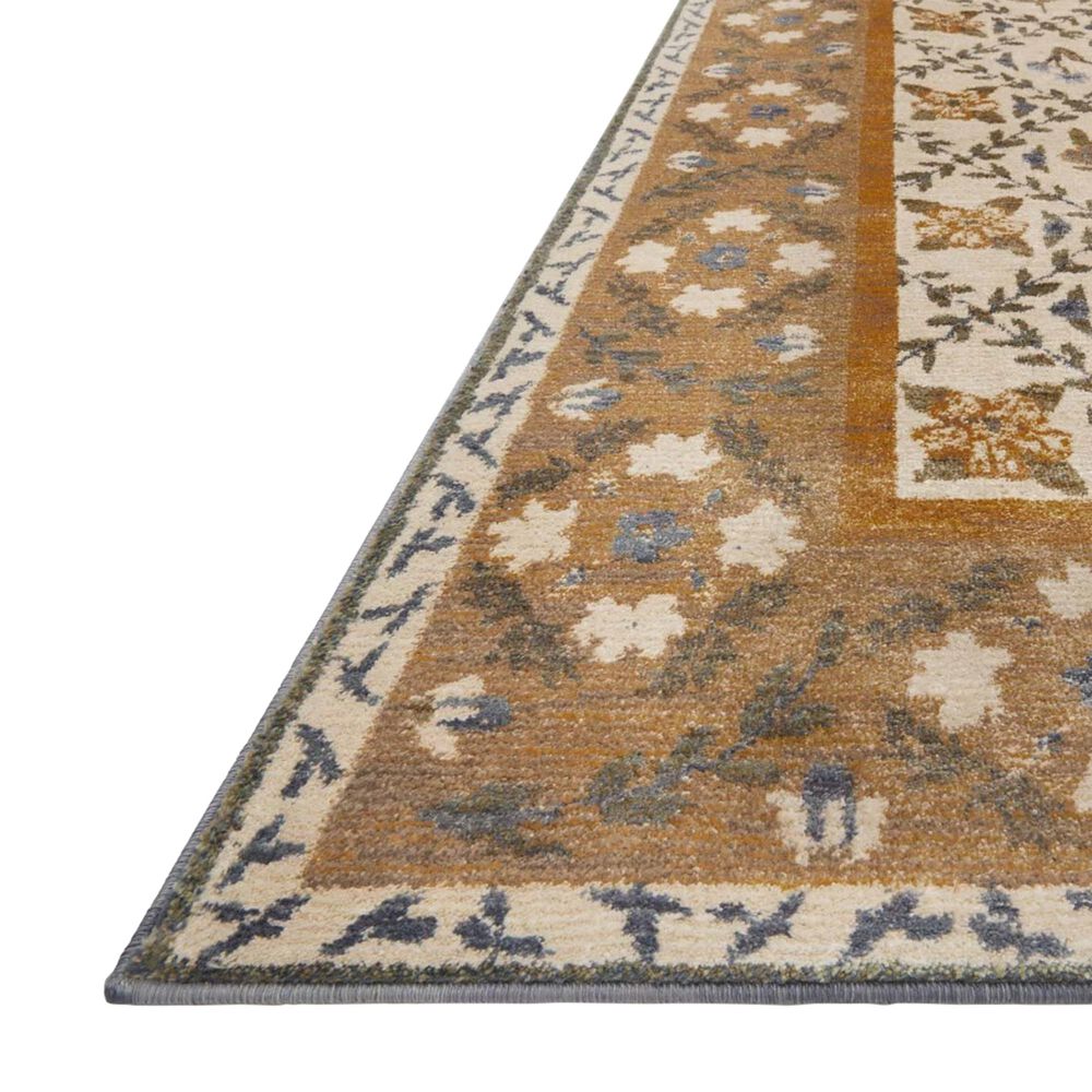 Rifle Paper Co. Fiore FIO-03 2&#39;7&quot; x 4&#39; Gold Area Rug, , large
