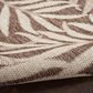 Nourison Garden Oasis Nature Mocha 5" x 7" Indoor/Outdoor Area Rug, , large