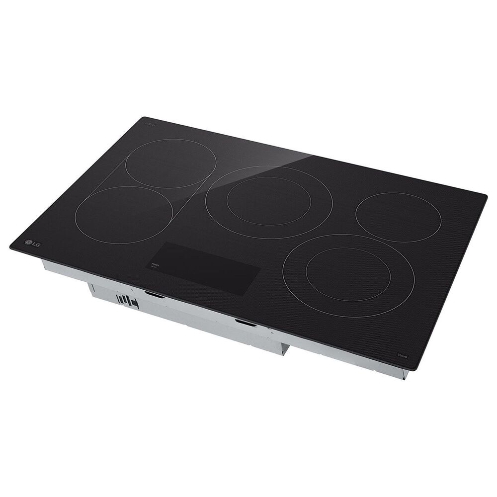 LG 2-Piece Kitchen Package with Stainless Steel 6.4 Cu Ft. Combination Wall Oven and Black 30" Smart Electric Cooktop, , large