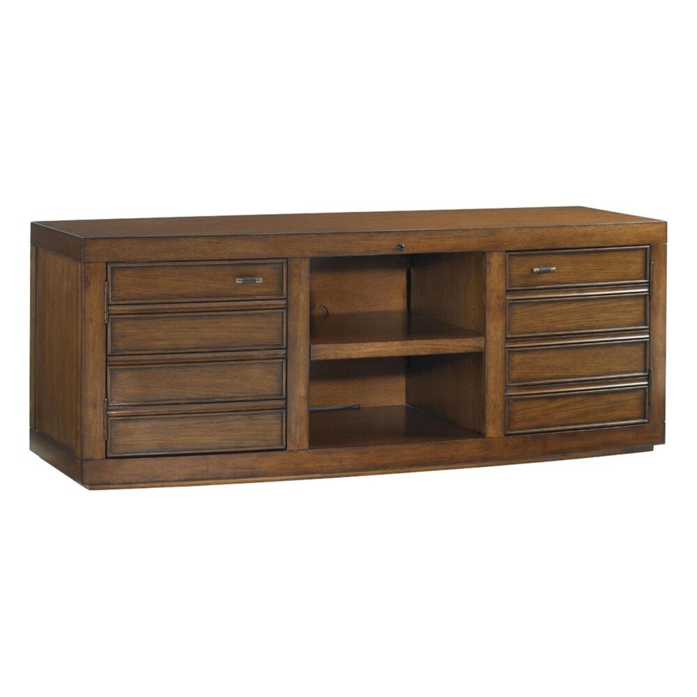 Sligh Longboat Key Plantation Bay Media Console in Hickory, , large