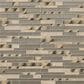 MS International Champagne Brown 12" x 12" Glass and Stone Mosaic Sheet, , large