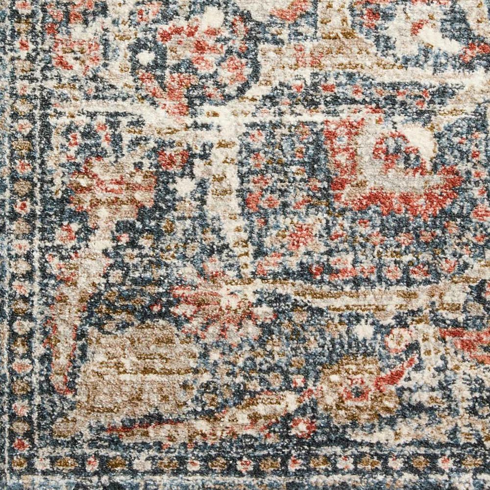 Loloi II Saban 2&#39;7&quot; x 8&#39; Blue and Spice Runner, , large