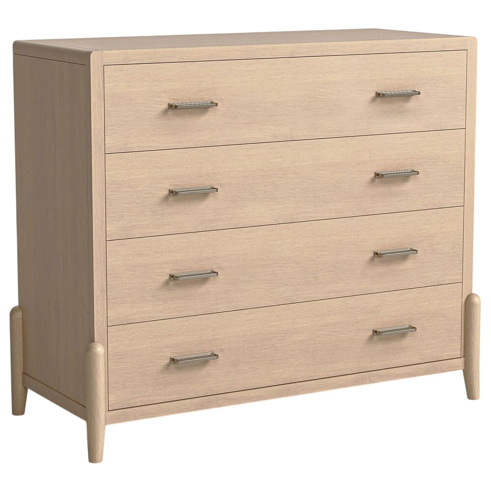 Stickley Furniture Lucerne 4 Drawer Chest in Sunwashed Linen, , large
