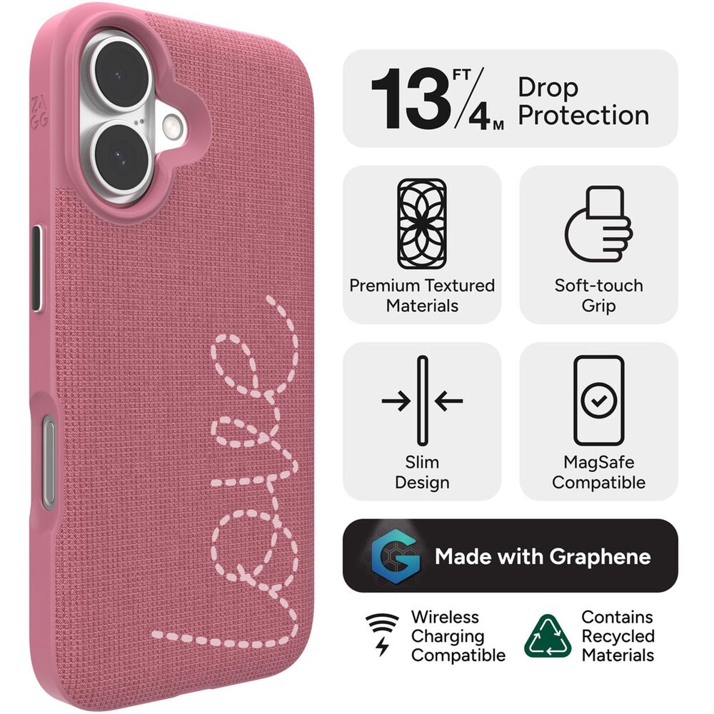 Zagg London Snap MagSafe Case for Apple iPhone 16 in Love, , large