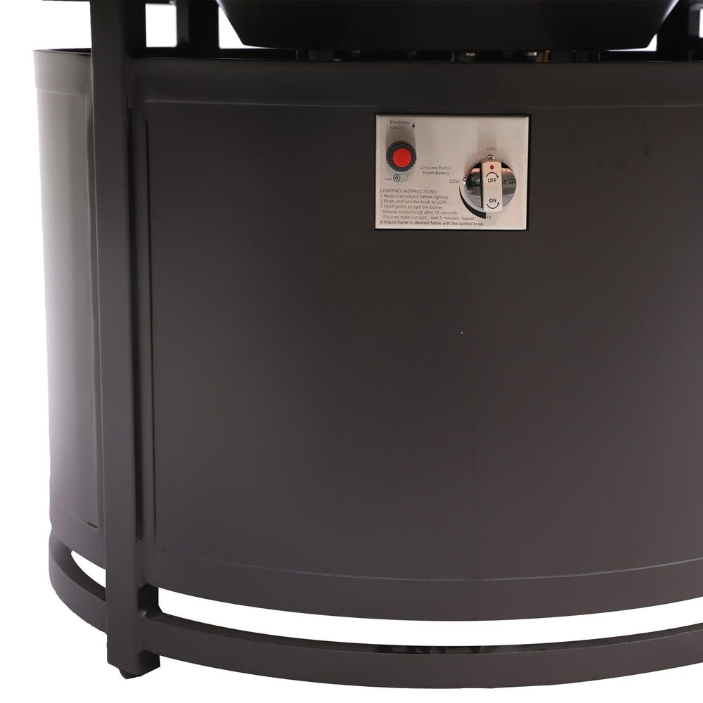 GatherCraft Hudson 5-Piece Round Firepit Chat Set in Mystic Sahara, , large