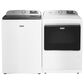 Maytag 5.3 Cu. Ft. Smart Pet Pro Top Load Impeller Washer and 7.4 Cu. Ft. Electric Smart Top Load Dryer Laundry Pair in White, , large