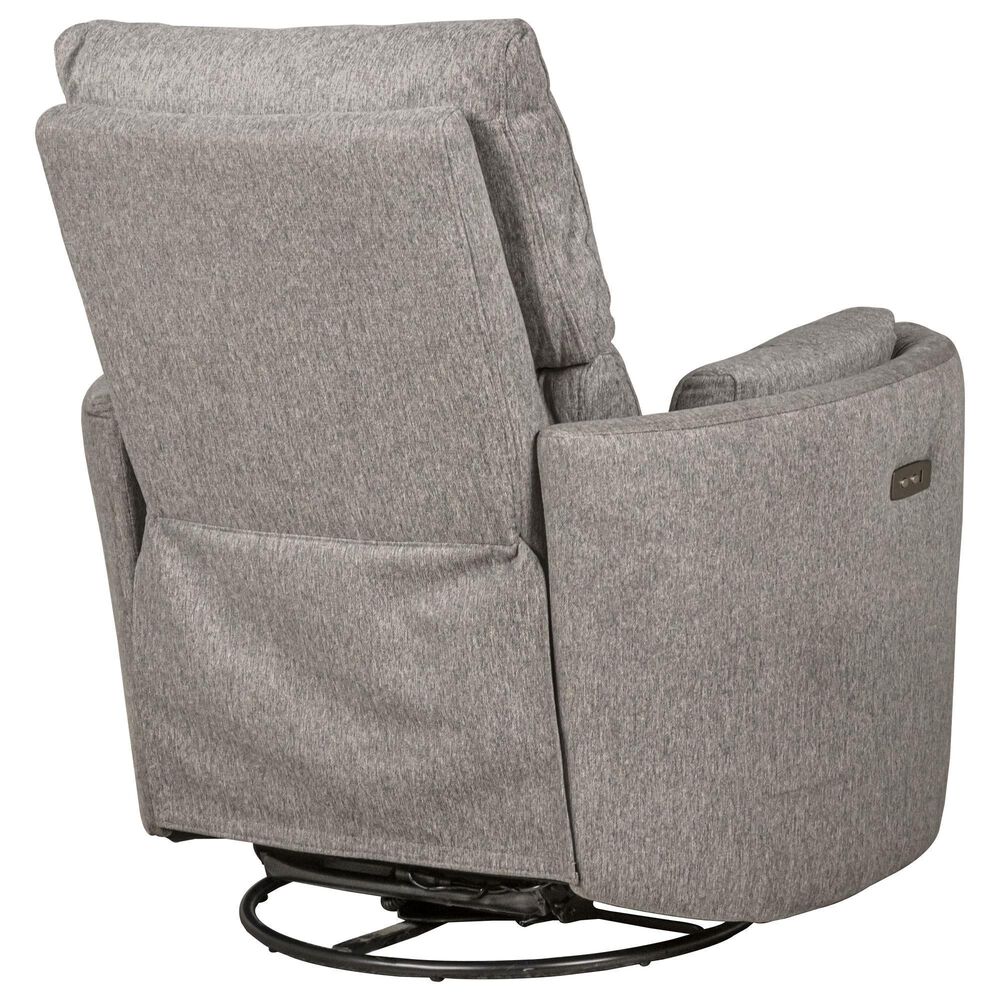 Eastern Shore Compass Power Swivel Glider with USB in Pebble, , large