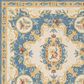 Safavieh Micro-Loop 2"3" x 7" Cream and Blue Runner, , large